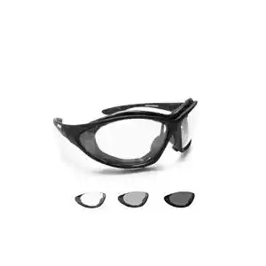 Motorradbrille (selbsttönend) BERTONI Photochrome Polarisiert
