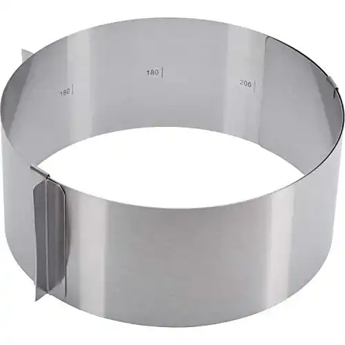 Tortenring Westmark, Extra hoch, Ø 16 – 30 cm variabel, rostfrei