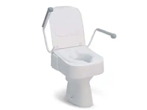 Toilettensitzerhöhung mit Armlehnen Drive Medical TSE 150, weiß