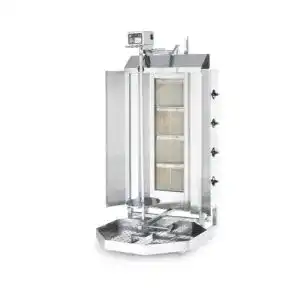 Dönergrill Hendi , Gyrosgrill, Vertikalgrill, Drehgrill, 4 Brenner