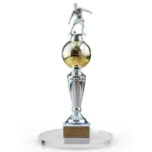 Fußball-Pokal Zelaro Pokal Fußball mit Gravur, 31 cm hoch