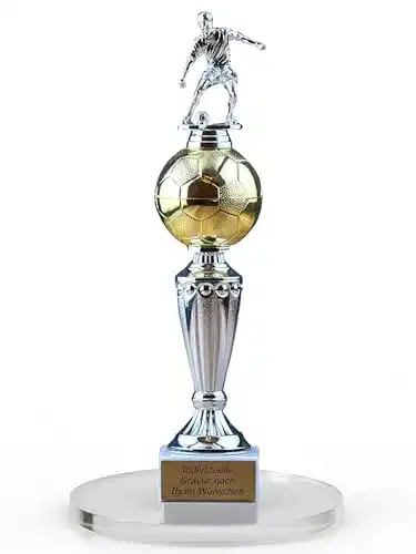 Fußball-Pokal Zelaro Pokal Fußball mit Gravur, 31 cm hoch