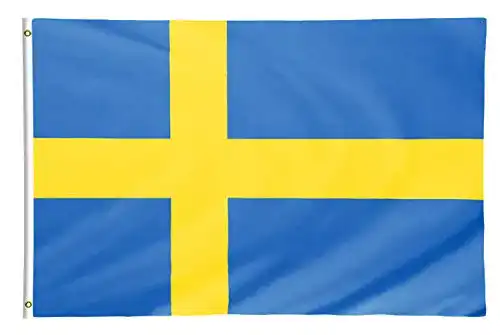 Schweden-Flagge Star Cluster 90 x 150 cm Flagge Schwedens
