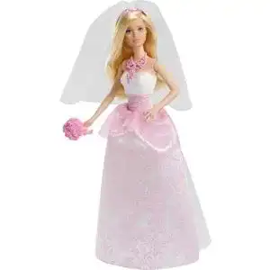 Barbie-Puppe Barbie CFF37 Puppe (blond) im Brautkleid
