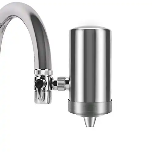 Wasserfilter Wasserhahn YJHome, Edelstahl 304 Trinkwasserfilter