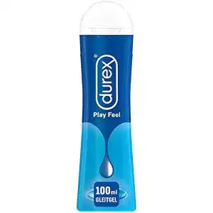 Gleitgel Durex Play Feel auf Wasserbasis – 1 x 100 ml Dosierflasche