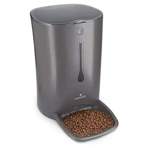 Futterautomat Hund Navaris, Futterspender mit Timer – 6L