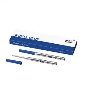 Kugelschreibermine Montblanc “Royal Blue” 124493, M, 2 x blau