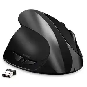 Ergonomische Maus (Linkshänder) AURTEC Linkshändermaus