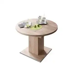 Esstisch rund möbelando, Holztisch Judd II Sanremo hell