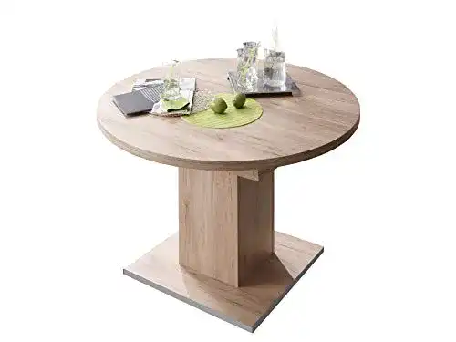 Esstisch rund möbelando, Holztisch Judd II Sanremo hell