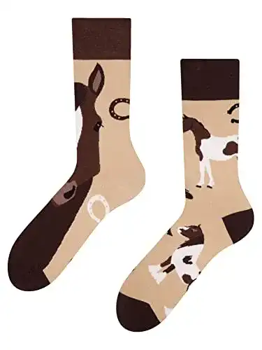 Dedoles-Socken Dedoles lustige bunte Socken Herren & Damen Pferde