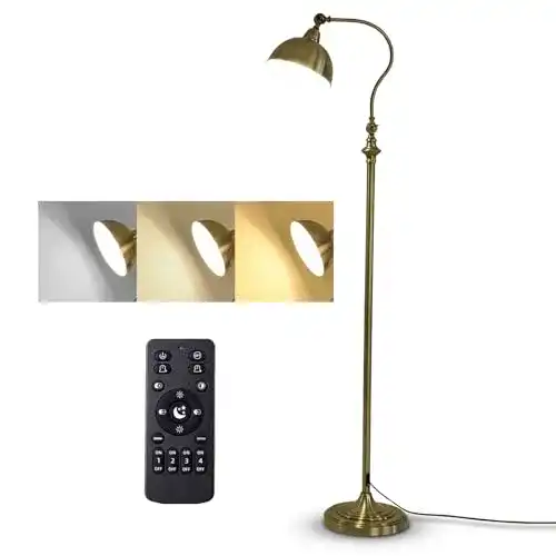 Stehlampe vintage ACMHNC Stehleuchte Vintage Dimmbar, Retro
