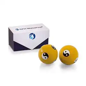 Qi-Gong-Kugeln AFH Webshop Paar mit Klangwerk Yin Yang
