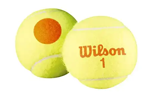 Tennisbälle Wilson Starter Orange gelb/orange, 3er Pack, WRT137300