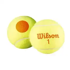 TennisbÃ¤lle Wilson Tennisbälle Starter Orange für Kinder, gelb/orange, 3er Pack, WRT137300