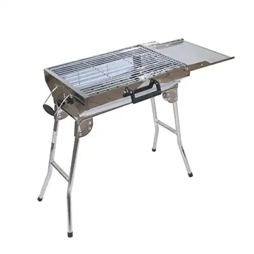 Koffergrill Olymp Edelstahl Aladdin Portabler Mangal BBQ Grill