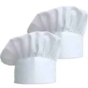 Kochmütze ZKSMNB Unisex Koch Hut aus Poly Baumwolle