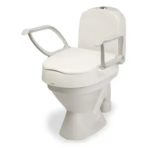 Toilettensitzerhöhung mit Armlehnen Etac Cloo Etac, verstellbar
