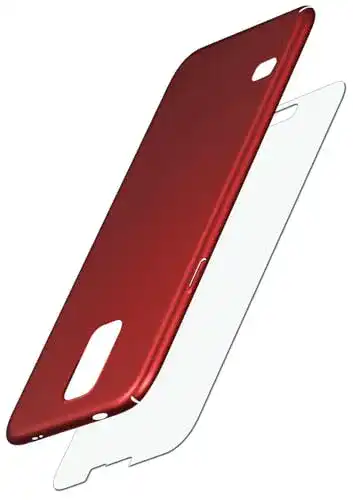 Samsung-Galaxy-S5-Hülle moex Hardcase ultra dünn, matt Rot