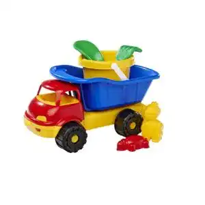 Sandkasten-Spielzeug Simba 107134123 – LKW Kipper gefüllt