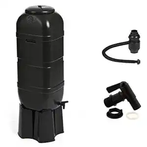 Regentonne Kreher Wassertonne für 100 Liter mit Standfuß
