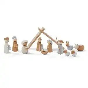 Weihnachtskrippe HABA aus Holz Weihnachtsdekoration