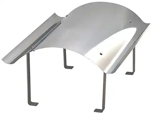 Kaminhaube Nischenmarkt, Edelstahl, 700 x 700 mm