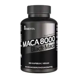 Maca-Kapseln BIOMENTA Maca 8000, hochdosiert, 180 Kapseln