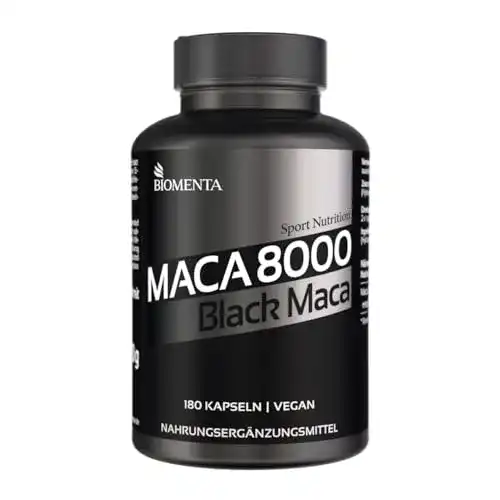 Maca-Kapseln BIOMENTA Maca 8000, hochdosiert, 180 Kapseln