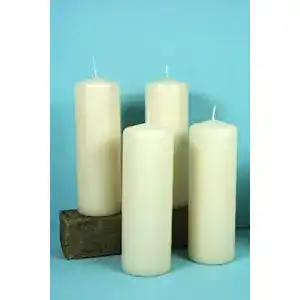 Altarkerzen Hillfield 4 RIESEN cremefarbene “ALTAR” 200 x 68 mm