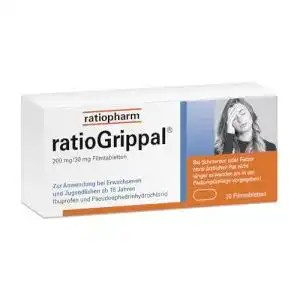 Erkältung-Tabletten Ratiopharm ratioGrippal 200 mg/30 mg