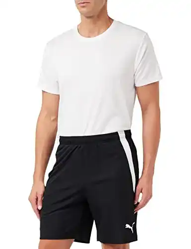 Basketball-Shorts PUMA Herren Teamliga Shorts, Black White