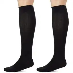 Kniestrümpfe Nur Der Herren Bambus Knie, Schwarz