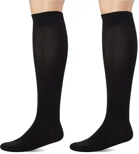Kniestrümpfe Nur Der Herren Bambus Knie, Schwarz