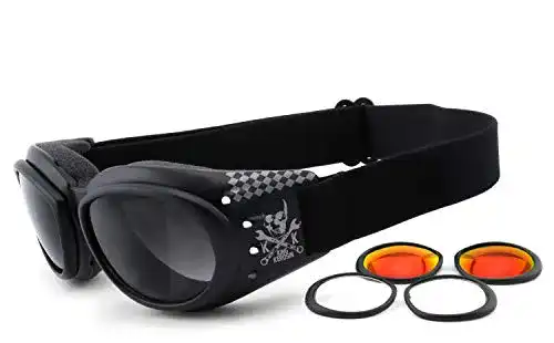 Motorradbrillen King Kerosin KK175 Sonnenbrille
