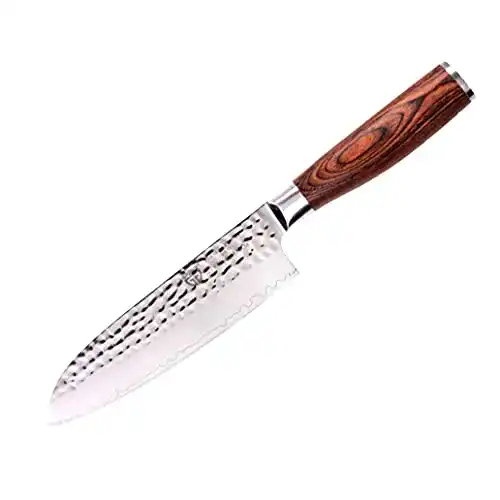 Gräwe-Messer GRÄWE Damaszener Santokumesser
