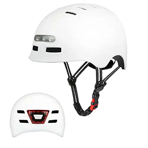 Fahrradhelm mit Licht SelfLove Erwachsene Fahrradhelm mit LED