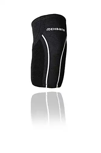 Ellenbogenbandage Rehband Herren 7722 Tennis, grau, XL