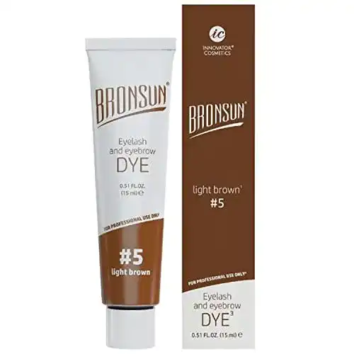 Wimpernfarbe Bronsun Augenbrauenfarbe und zum Färben 15ml