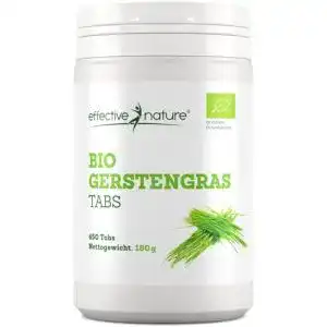 Gerstengras-Tabletten effective nature, Bio Gerstengras, 450 Stk.
