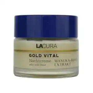 Lacura-Gesichtscreme Lacura Gold Vital Nachtcreme mit Manuka