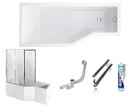 Die beste Duschbadewanne mit Tür ECOLAM Duschbadewanne Set 2026 Test Bestseller Duschbadewanne mit Tür ECOLAM Duschbadewanne Set