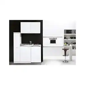 Miniküche respekta MK130WOSC 130 x 60 cm weiß