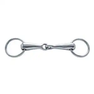 Trense PFIFF 006270 Wasser, Einfach gebrochen, Verchromt