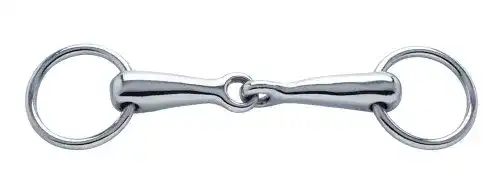 Trense PFIFF 006270 Wasser, Einfach gebrochen, Verchromt