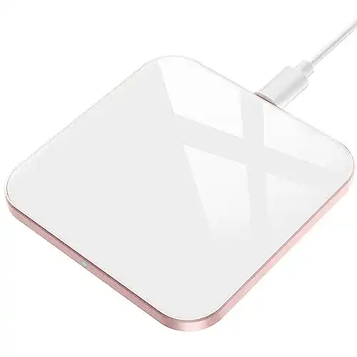 iPhone-Ladestation AGPTEK Wireless Charger 15W Handy Induktiv