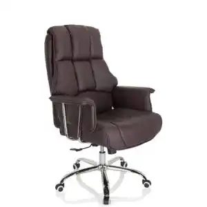 Bürostuhl Echtleder hjh OFFICE 706815 XXL Chefsessel Commander