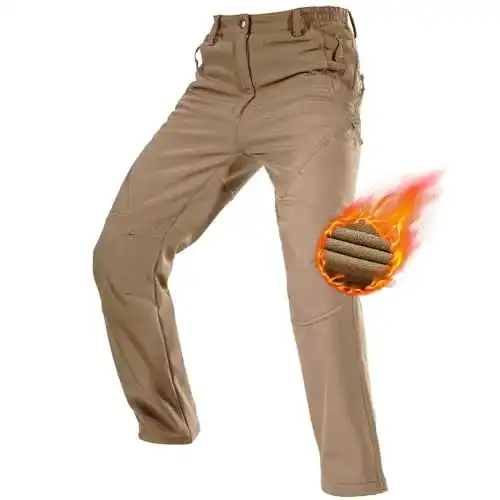 Softshellhose FREE SOLDIER Herren Winter wasserdichte Skihose