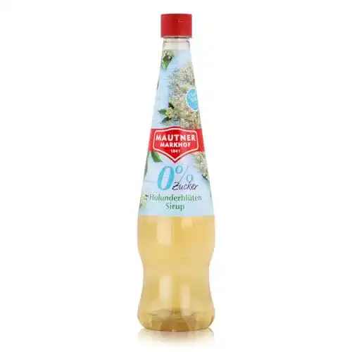 Sirup ohne Zucker Mautner Markhof Holunderblüten 0% Zucker